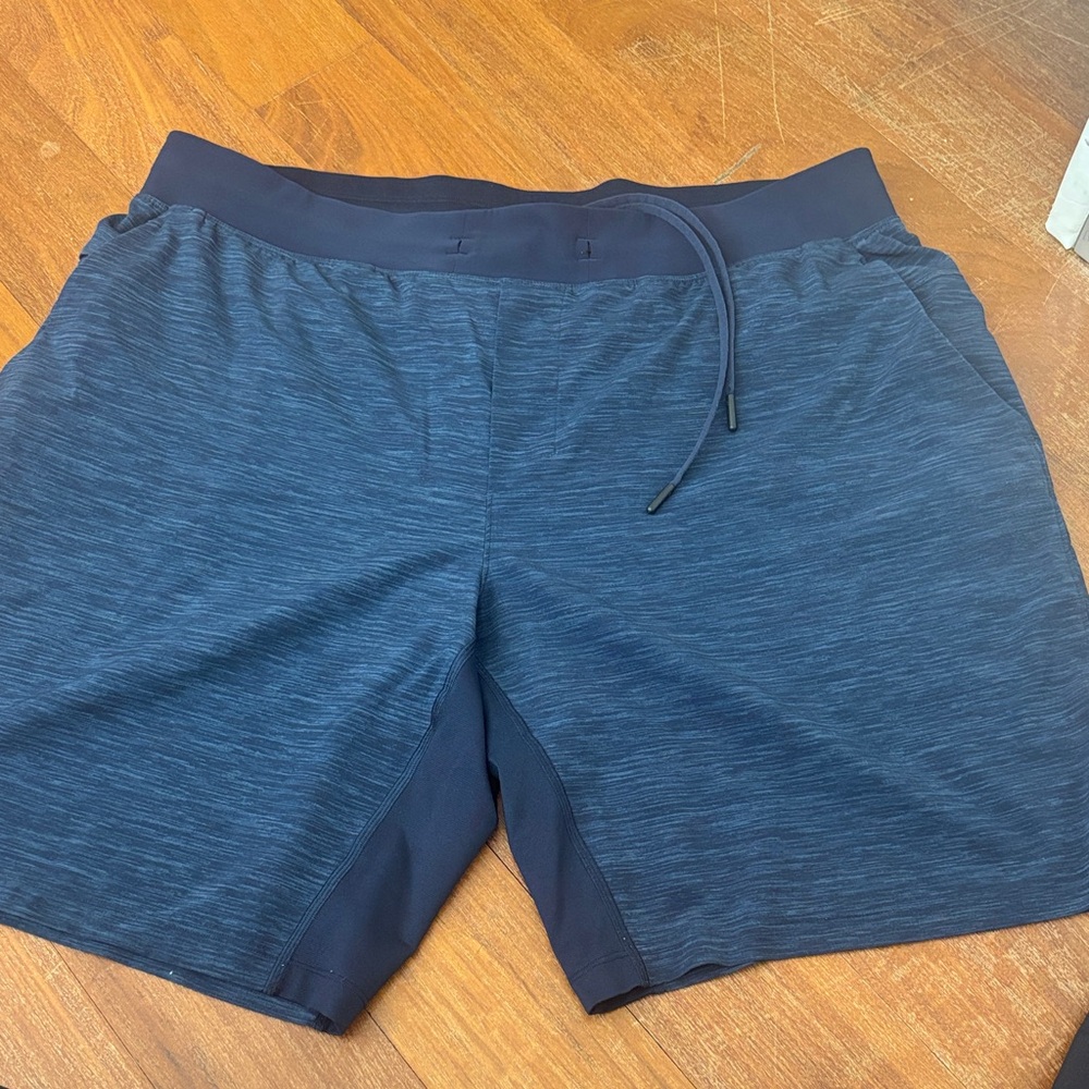 Lululemon Athletica Dark Blue Athletic Shorts